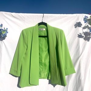 Kasparov lime green size 6 short-blazer
